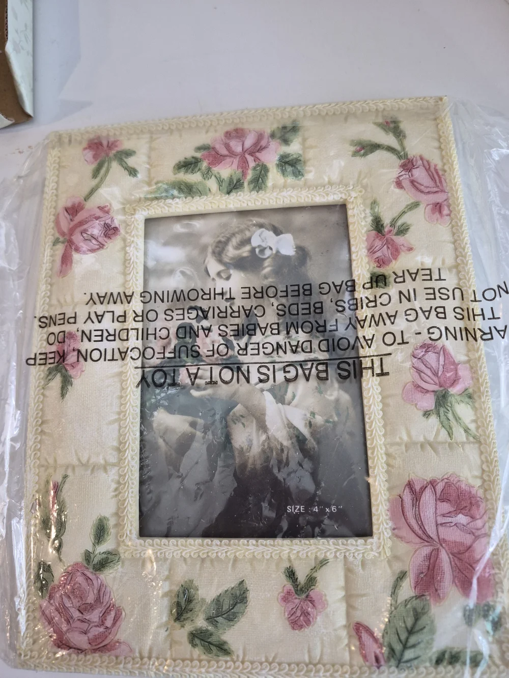5/25 Rose Linen Frame 4